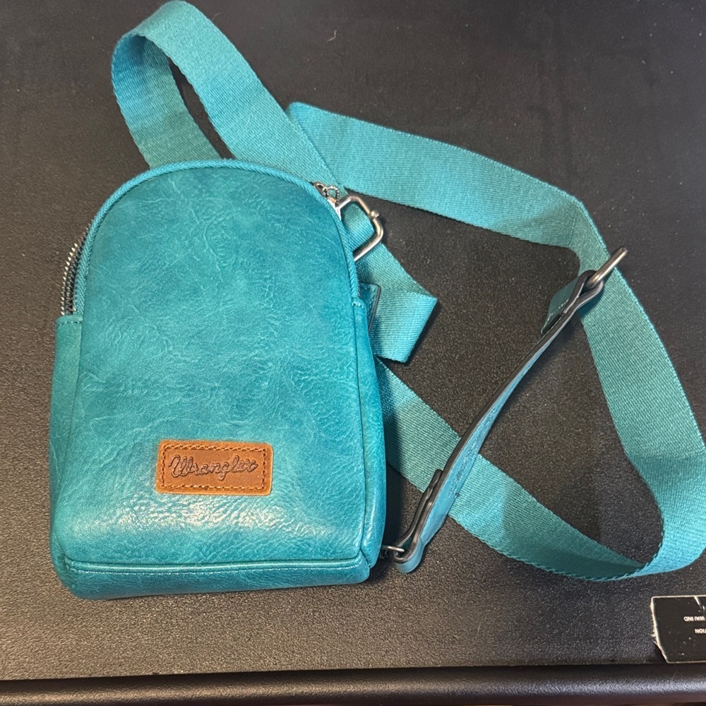 NEW - Wrangler Turquoise Mini Crossbody Bag